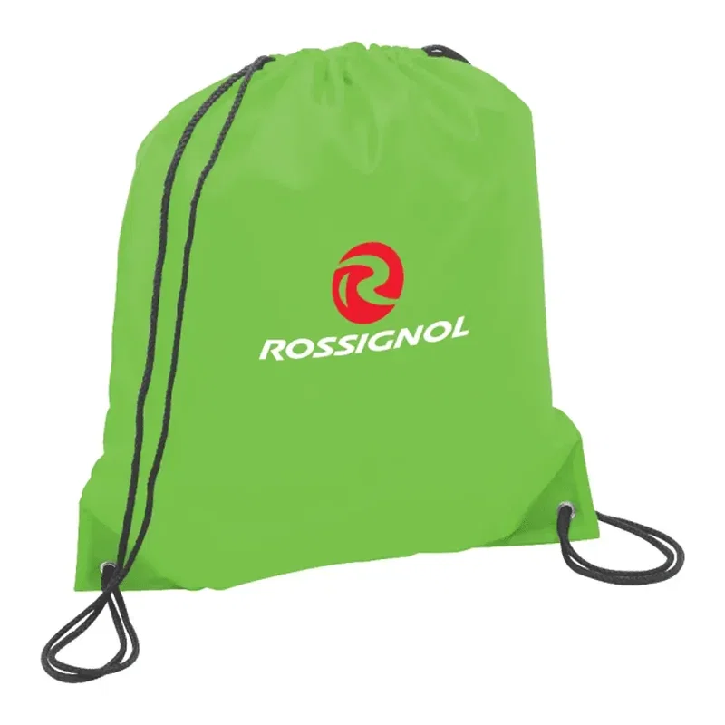 Custom Oriole Drawstring Bag - 210D Polyester — view 25