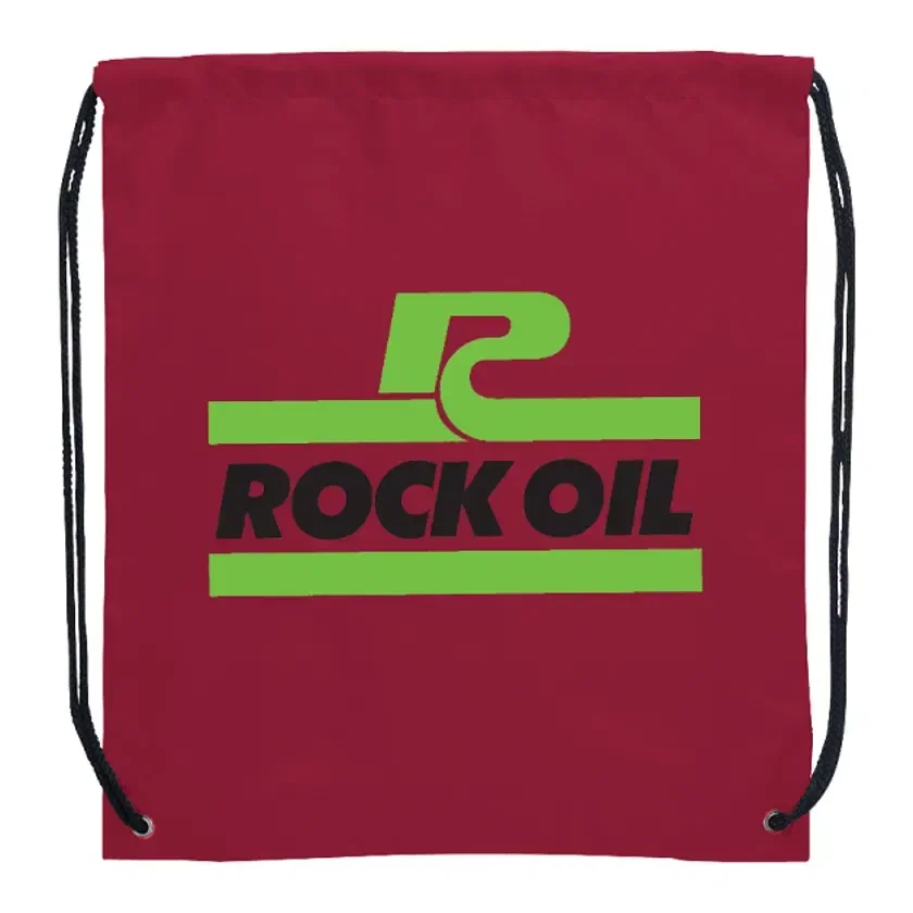 Custom Oriole Drawstring Bag - 210D Polyester — view 26