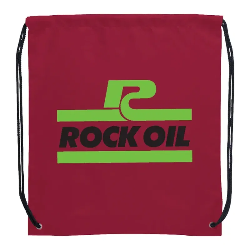 Custom Oriole Drawstring Bag - 210D Polyester — view 26