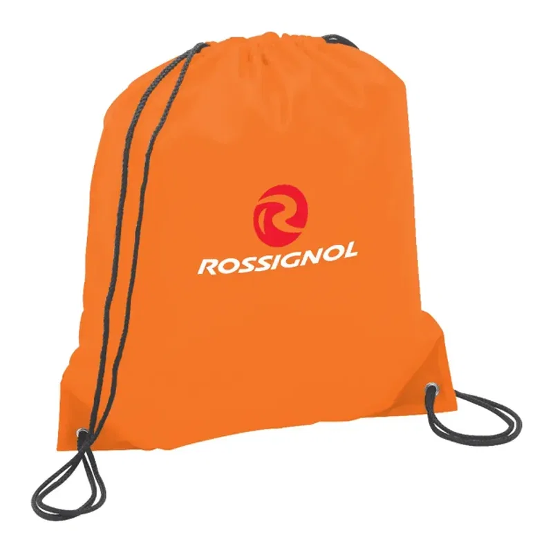 Custom Oriole Drawstring Bag - 210D Polyester — view 38