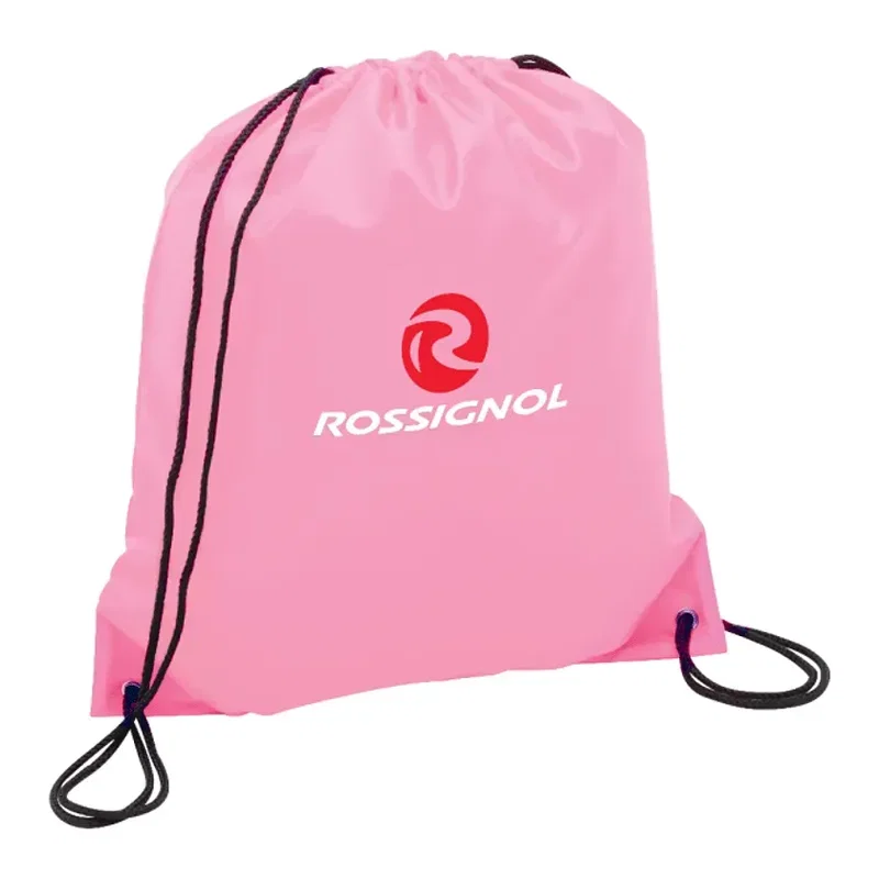 Custom Oriole Drawstring Bag - 210D Polyester — view 46