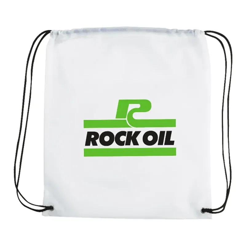 Custom Oriole Drawstring Bag - 210D Polyester — view 54