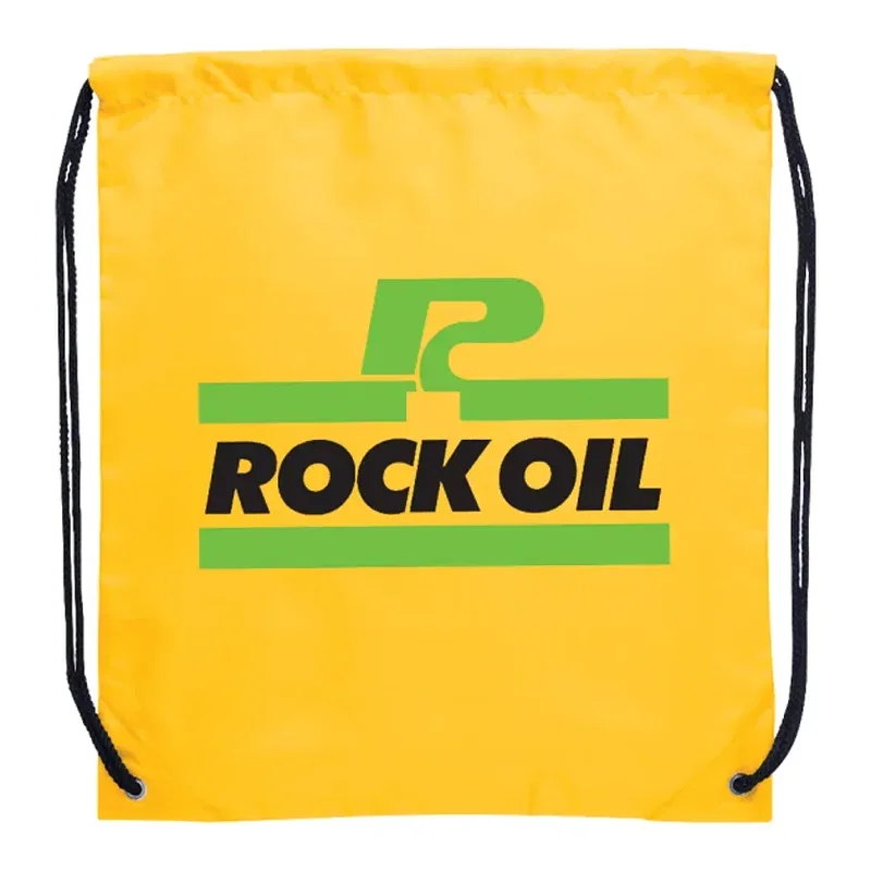 Custom Oriole Drawstring Bag - 210D Polyester — view 57