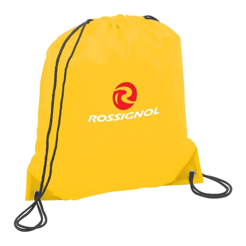 Custom Oriole Drawstring Bag - 210D Polyester — view 59