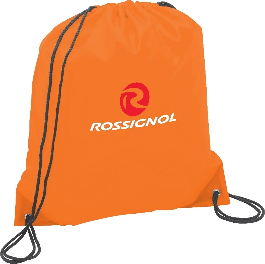 Custom Oriole Drawstring Bag - 210D Polyester — view 97