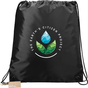 Oriole RPET Drawstring Bag, 100% Recycled 210D Polyester