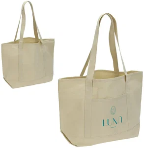 Custom Recycled Cotton Tote - 10 oz 