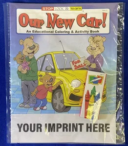Our New Car Coloring and Activity Book