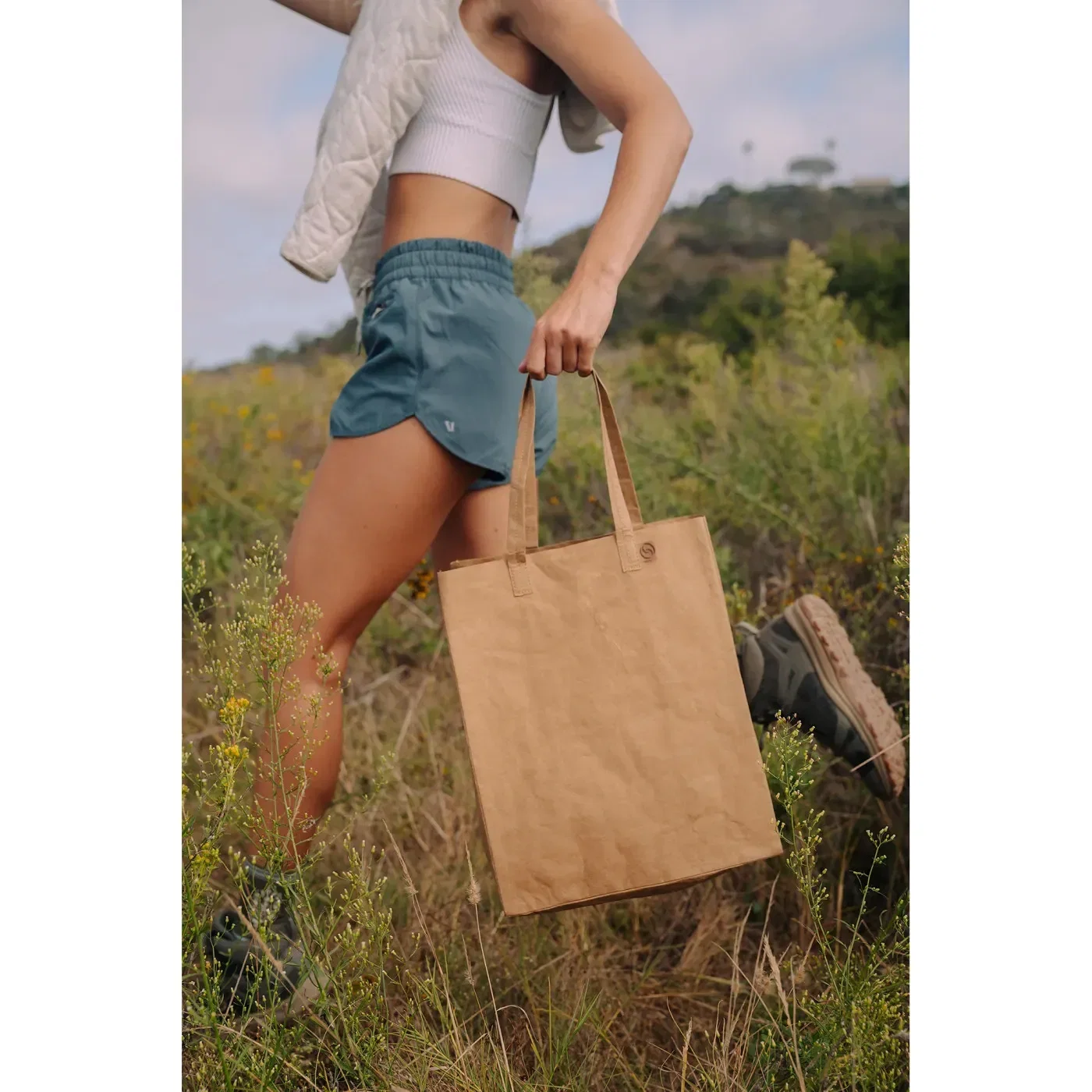 Out of The Woods® Market Tote held in hand