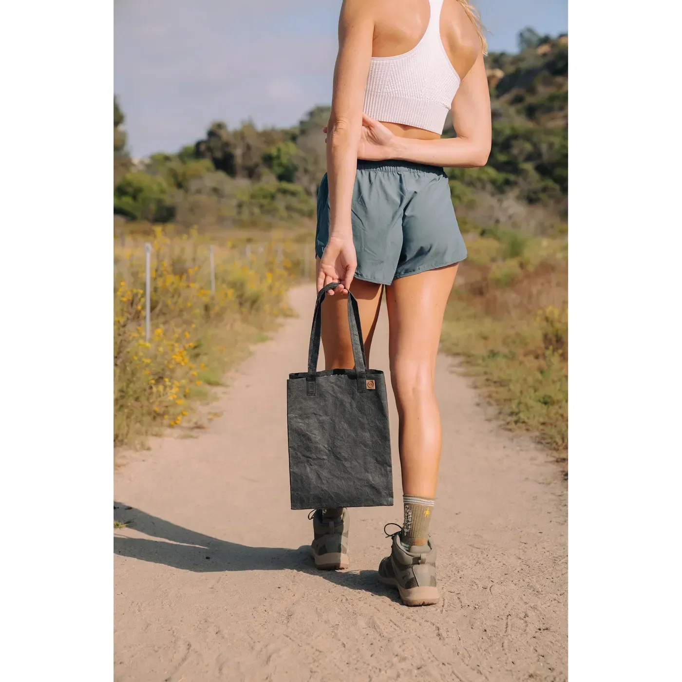 Out of The Woods® Market Tote Mini held in hand