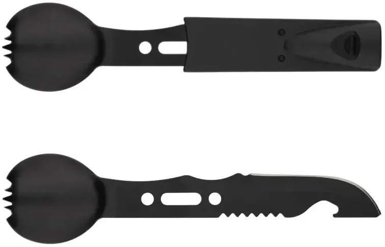 Custom Tactical Camping Spork Knife Set — view 4