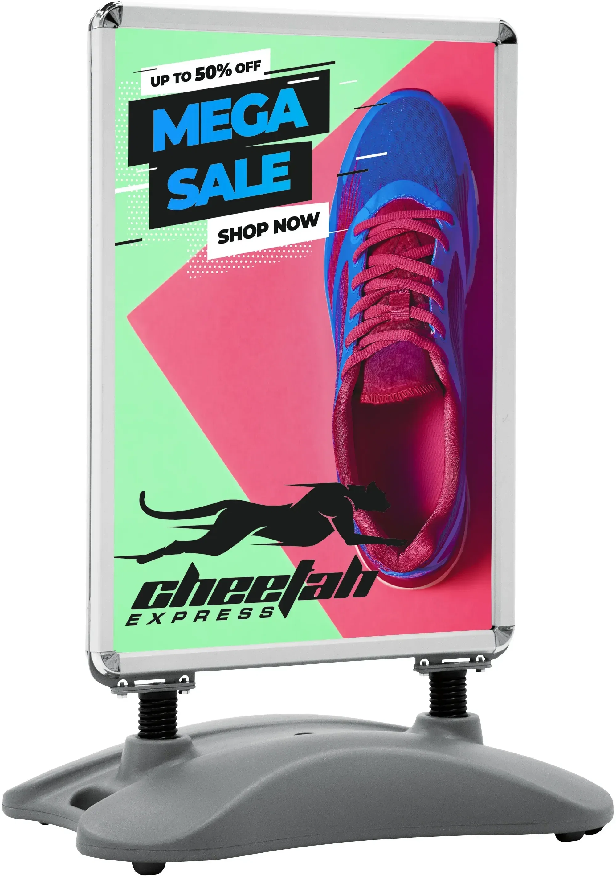 Outdoor Flex Sign with Ballast Base Kit — view 3