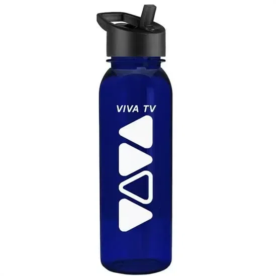Outdoorsman Tritan® Bottle with Flip-Straw Lid (24 oz.) — view 4