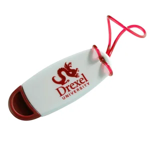 Oval Plastic Luggage Tag, 3.5 x 1.38 Inch, Full-Color Imprint