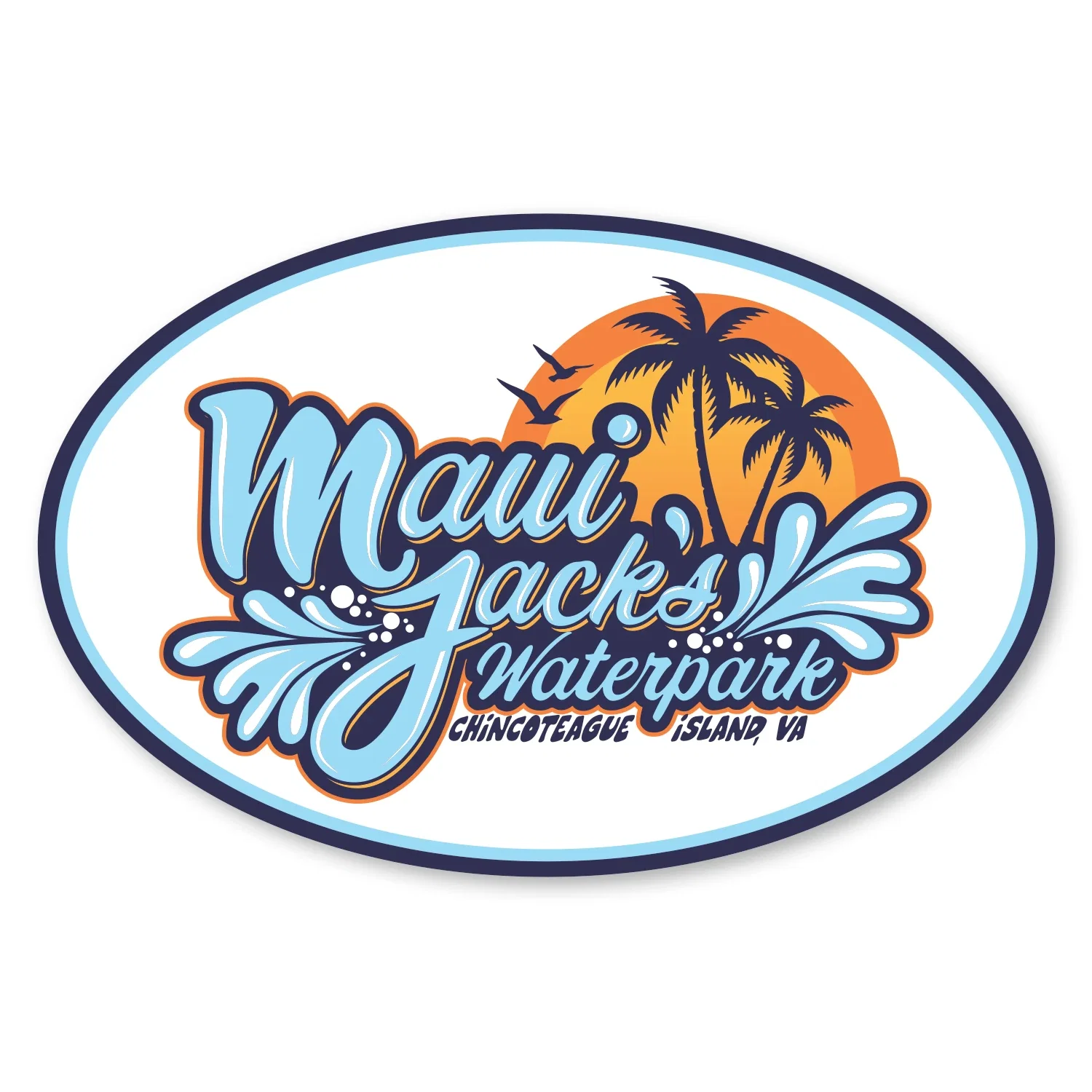 Logo Oval Magnet 3-3/4 x 5-3/4 — view 2