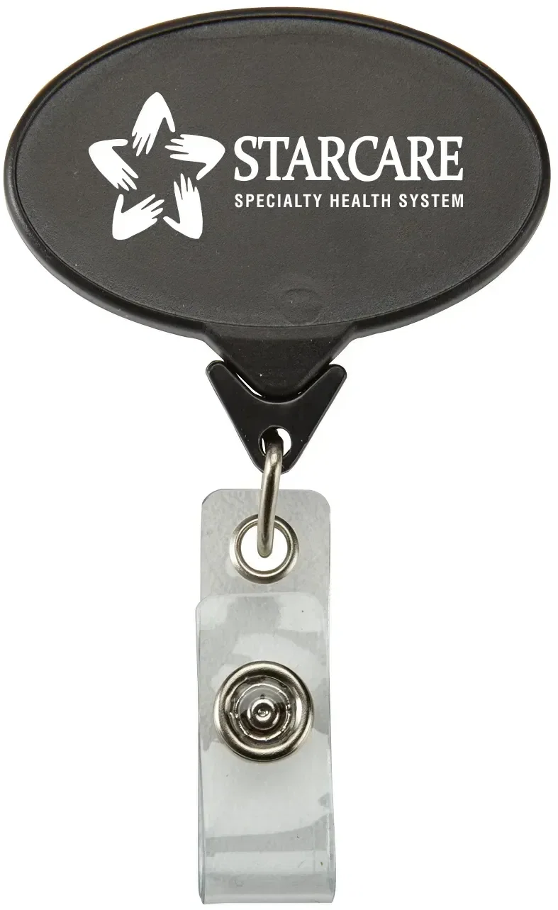 Custom Oval Secure-A-Badge™