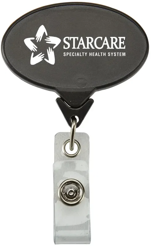 Custom Oval Secure-A-Badge™