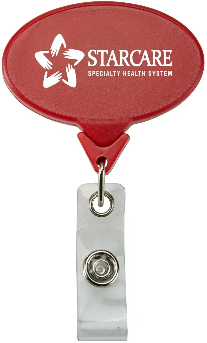 Custom Oval Secure-A-Badge™ — view 2