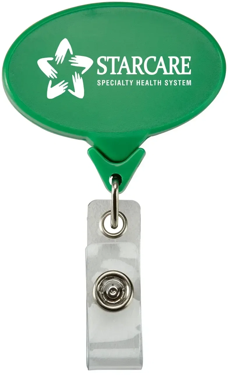 Custom Oval Secure-A-Badge™ — view 3