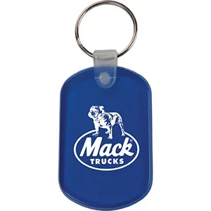 Oval Soft PVC Key Tag