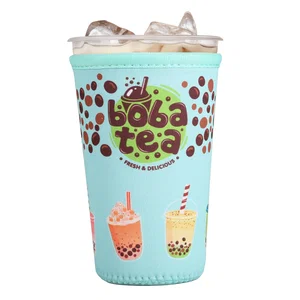 Overseas Direct Neoprene Iced Coffee Cooler, Medium, Fits 22-28 oz