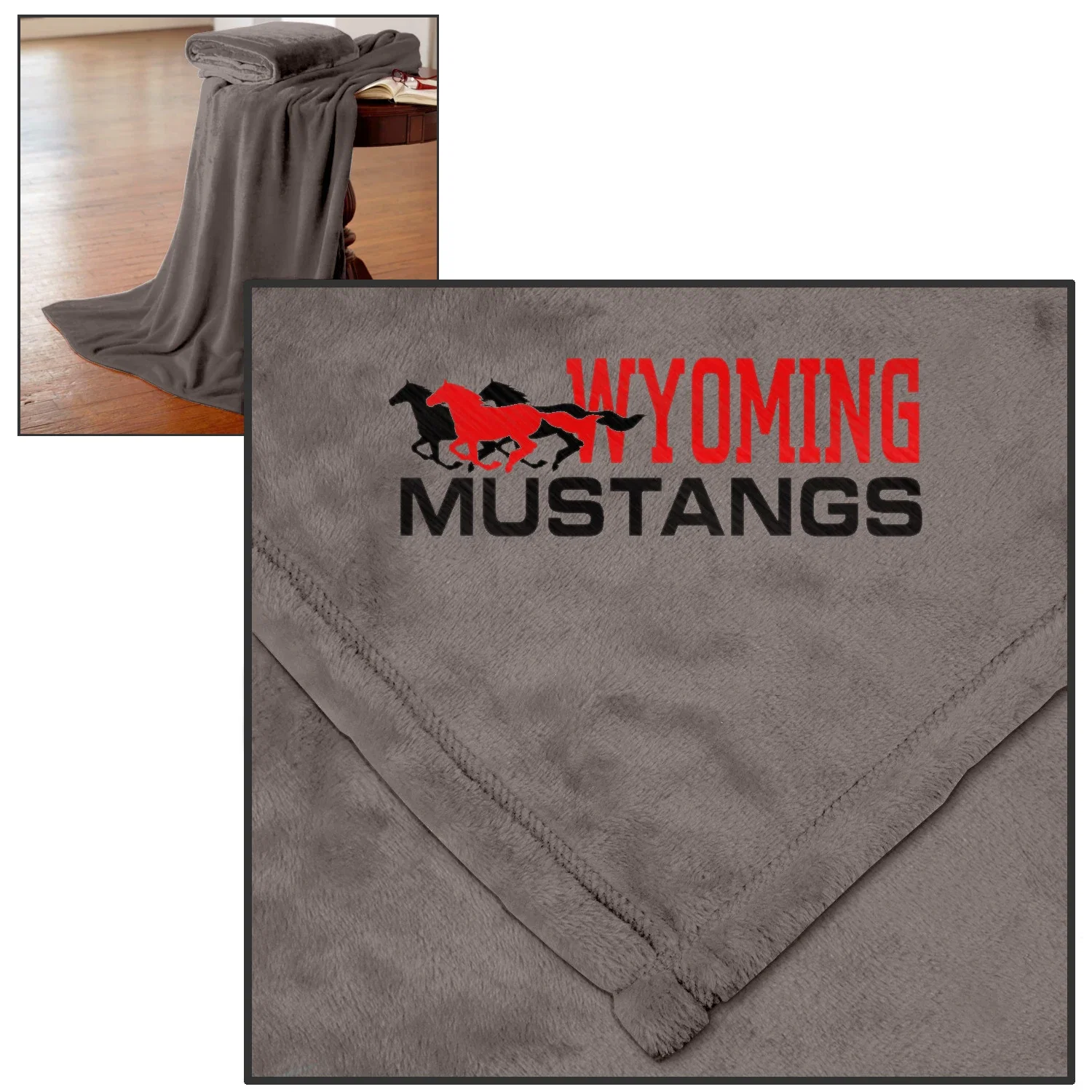 Oversized Mink Soft Touch Blanket — Gray