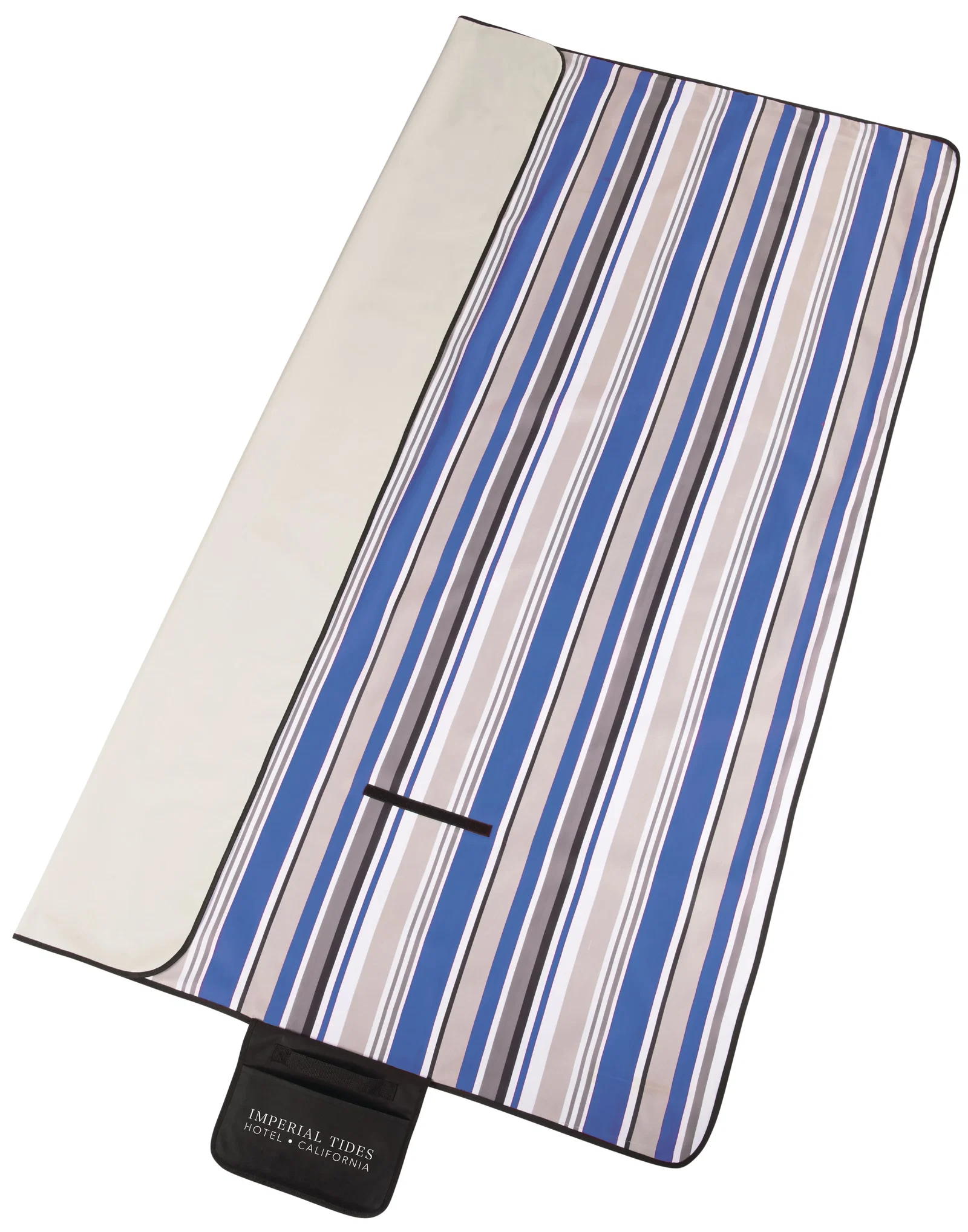 Branded Oversized Picnic and Beach Blanket - 60" x 80" — view 6