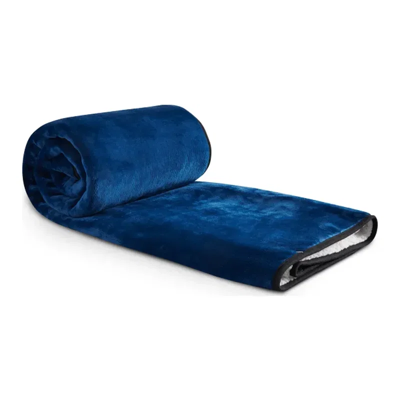 Oversized Wearable WFH Cozy Fleece Sherpa Blanket — view 14