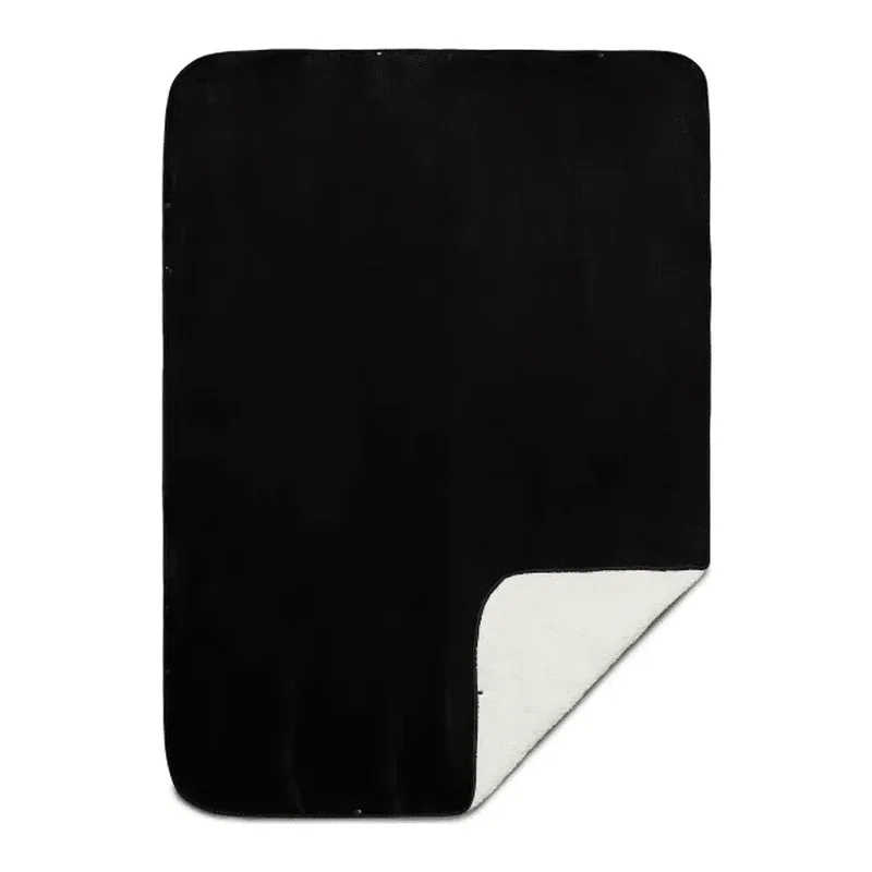 Oversized Wearable WFH Cozy Fleece Sherpa Blanket — view 4