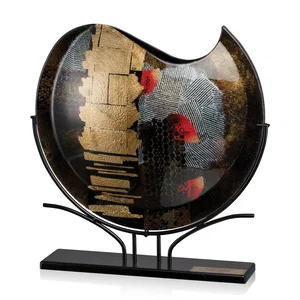 Glass Curve Top Plate Award