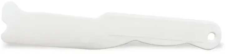 P. B. and J. Spreader / Spatula. Dishwasher-safe polypropylene spatula for spreading peanut butter and jelly, view 2