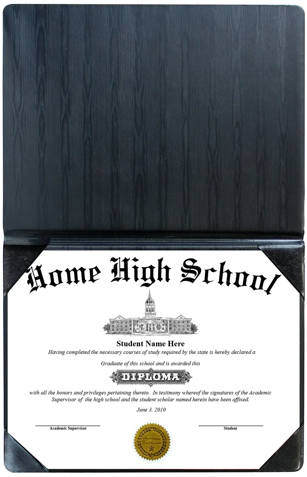 Logo Diploma Holder (Portrait Style) — view 2