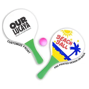 Custom Beach Paddle Ball Game