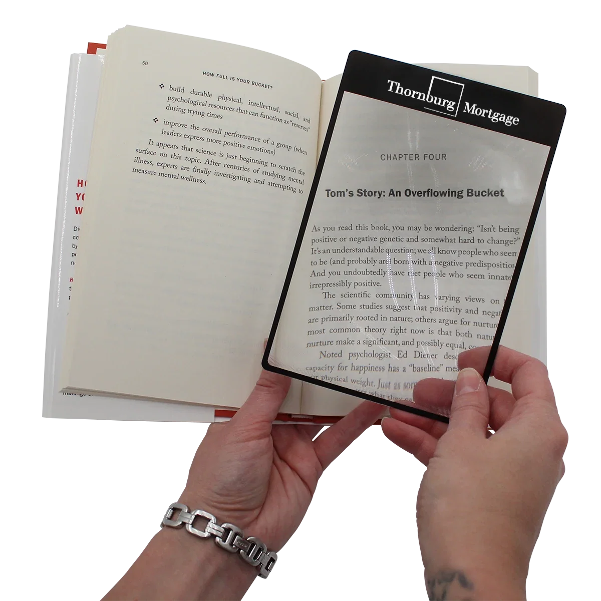 Page Reader Magnifier held in hand