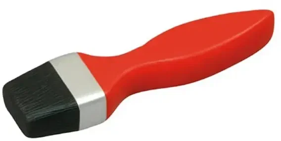 Custom Paintbrush Stress Reliever shaped like a paintbrush, molded foam with promotional logo