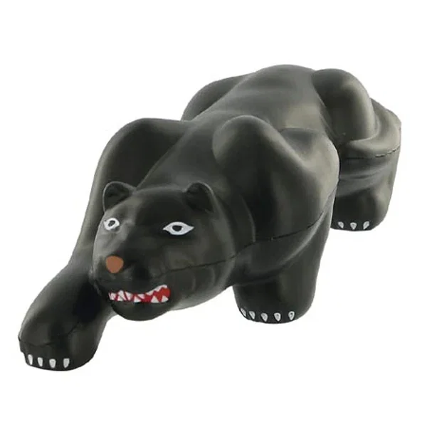 Panther shaped stress reliever, 5-1/2 x 2 x 1-5/8 inches