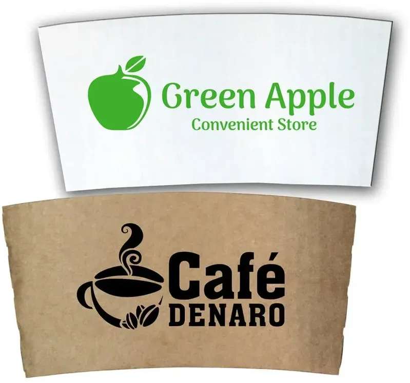 Imprinted Paper Coffee Sleeve — view 1