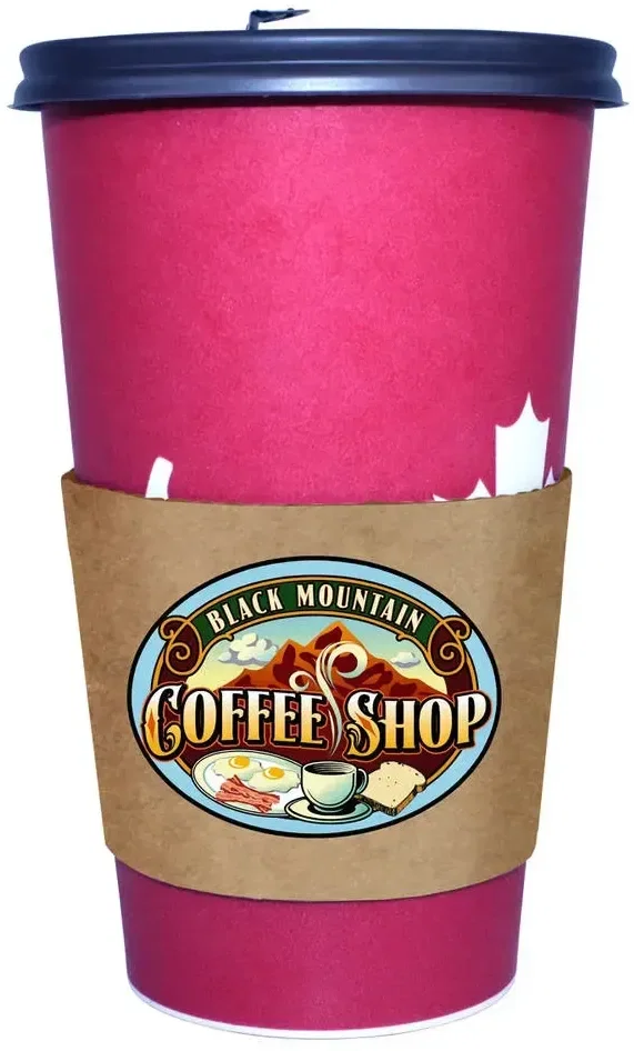 Imprinted Paper Coffee Sleeve — view 10