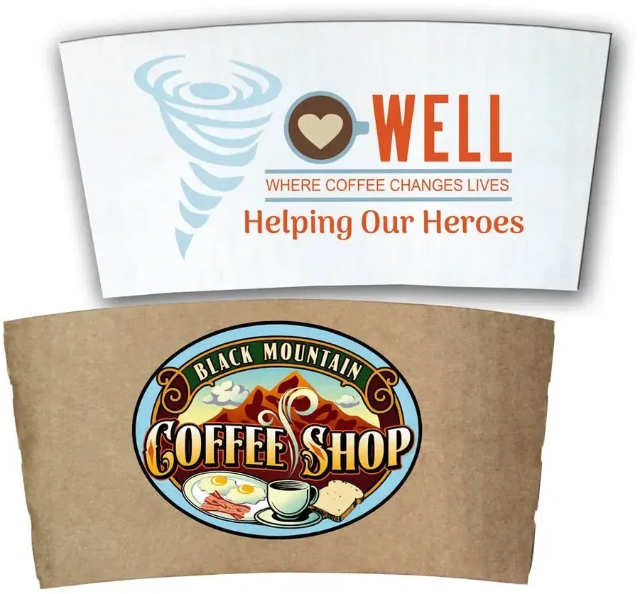 Imprinted Paper Coffee Sleeve — view 6