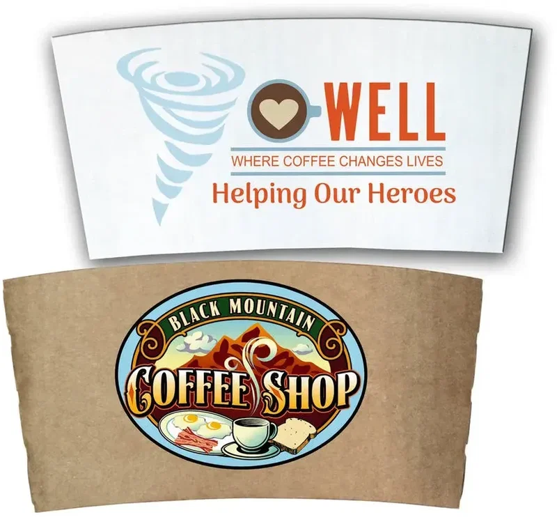 Imprinted Paper Coffee Sleeve — view 6