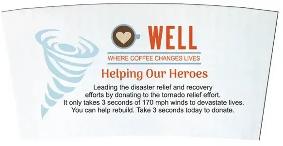 Imprinted Paper Coffee Sleeve — view 9