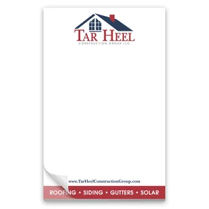 50 Page 3-1/2 x 5-1/2 Inch Paper Note Pad with Magnet
