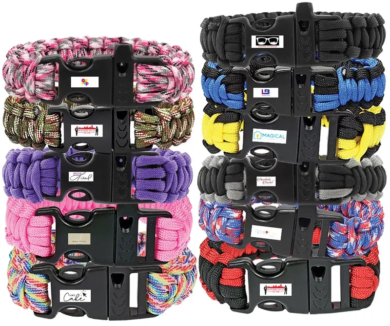 Custom Paracord Bracelet With Whistle — view 20