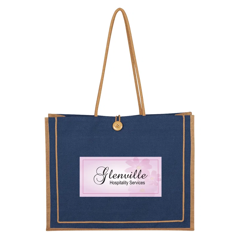 Paradise Jute Tote Bag — view 4