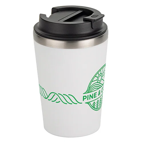 Paragon 12 oz logo tumbler, top-down view