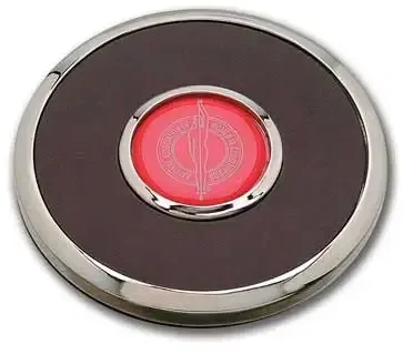 Park Avenue Double-Rimmed Coaster w/ Printed Insert