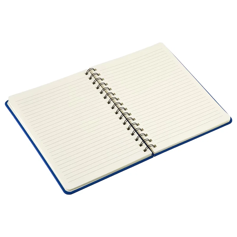 Close-up of the Parley Repreve notebook's textured hardcover