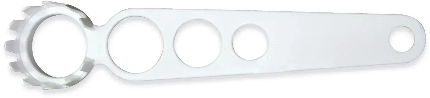 Pasta Pal Spaghetti Server. ABS plastic spaghetti server with measuring holes for portioning pasta servings, view 4