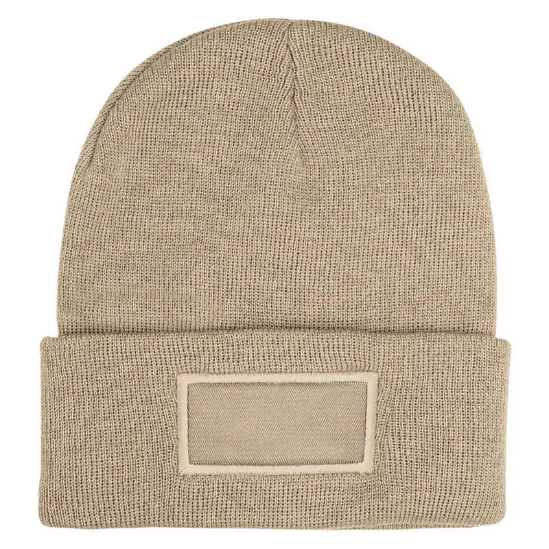 Patch rPET Knit Beanie With Cuff — view 10