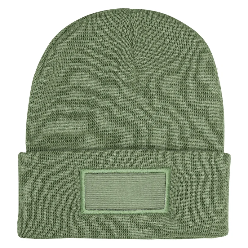 Patch rPET Knit Beanie With Cuff — view 11